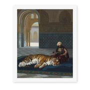 Jean-Leon Gerome - Le Tigre Et Le Gardien - canvas print hero