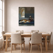 Jean-Leon Gerome - Le Tigre Et Le Gardien - gallery wrap lifestyle dining