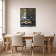 Jean-Leon Gerome - Le Tigre Et Le Gardien - poster print lifestyle dining unframed