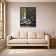 Jean-Leon Gerome - Le Tigre Et Le Gardien - poster print lifestyle living room 1 unframed