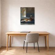 Jean-Leon Gerome - Le Tigre Et Le Gardien - poster print lifestyle office unframed