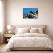 Jean-Leon Gerome - Lion on the Watch - gallery wrap lifestyle bedroom