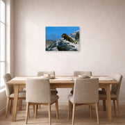 Jean-Leon Gerome - Lion on the Watch - poster print lifestyle dining unframed