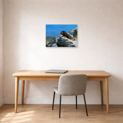 Jean-Leon Gerome - Lion on the Watch - poster print lifestyle office unframed