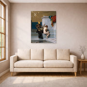 Jean-Leon Gerome - Moorish Bath - poster print lifestyle living room 1 unframed