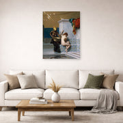 Jean-Leon Gerome - Moorish Bath - poster print lifestyle living room 2 unframed
