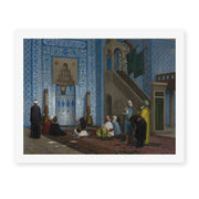 Jean-Leon Gerome - Rustem Pasha Mosque, Istanbul - Jean Leon Gerome Rustem Pasha Mosque Istanbul canvas print hero