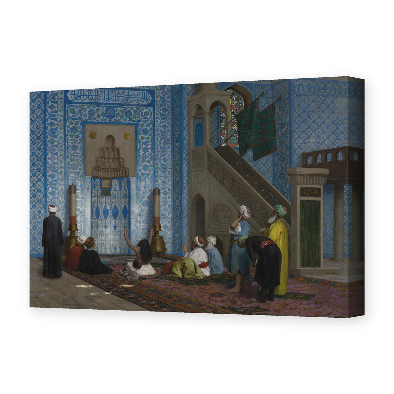 Jean-Leon Gerome - Rustem Pasha Mosque, Istanbul - Jean Leon Gerome Rustem Pasha Mosque Istanbul gallery wrap hero