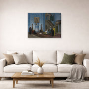 Jean-Leon Gerome - Rustem Pasha Mosque, Istanbul - Jean Leon Gerome Rustem Pasha Mosque Istanbul gallery wrap lifestyle living room 2