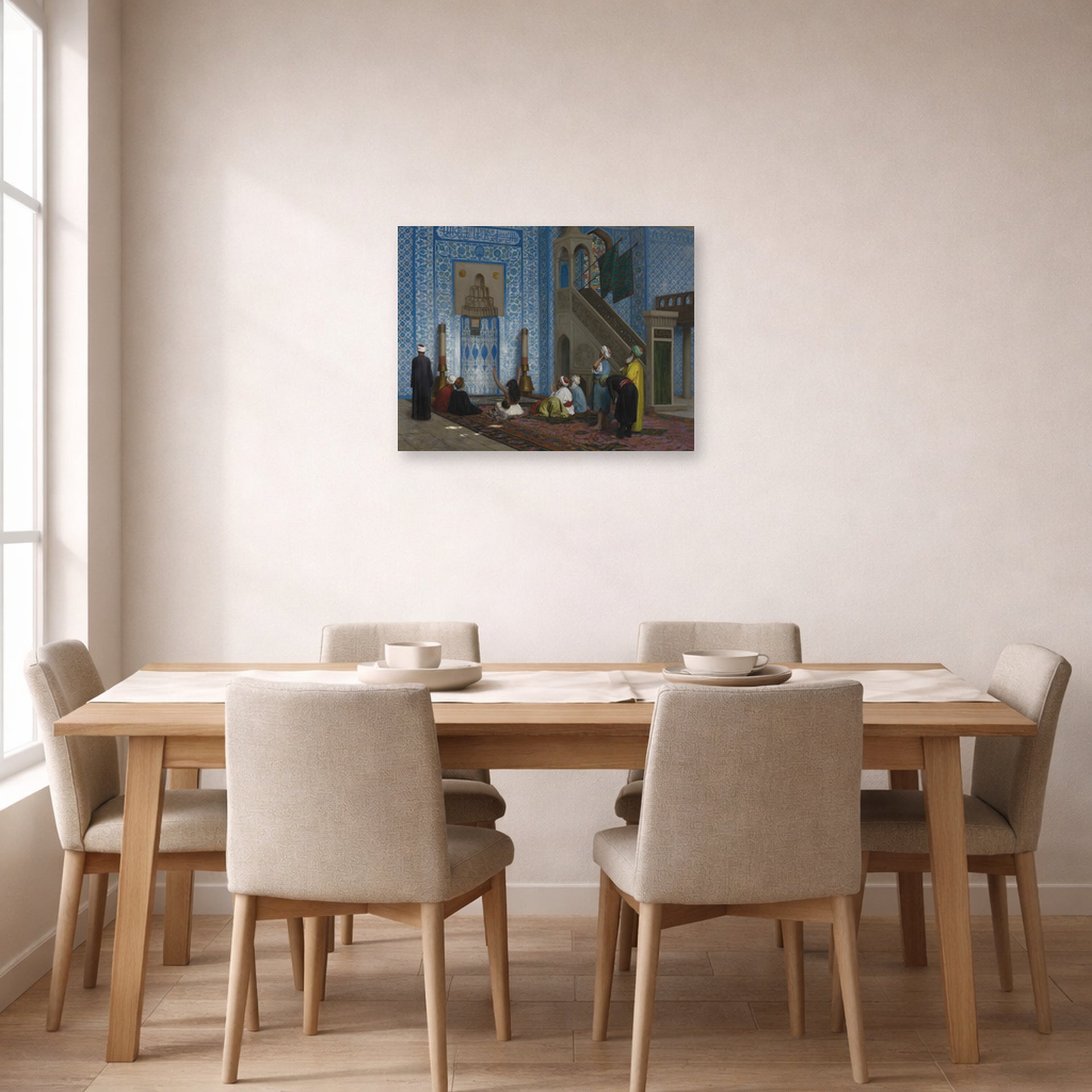 Jean-Leon Gerome - Rustem Pasha Mosque, Istanbul - Jean Leon Gerome Rustem Pasha Mosque Istanbul poster print lifestyle dining unframed