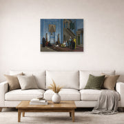 Jean-Leon Gerome - Rustem Pasha Mosque, Istanbul - Jean Leon Gerome Rustem Pasha Mosque Istanbul poster print lifestyle living room 2 unframed