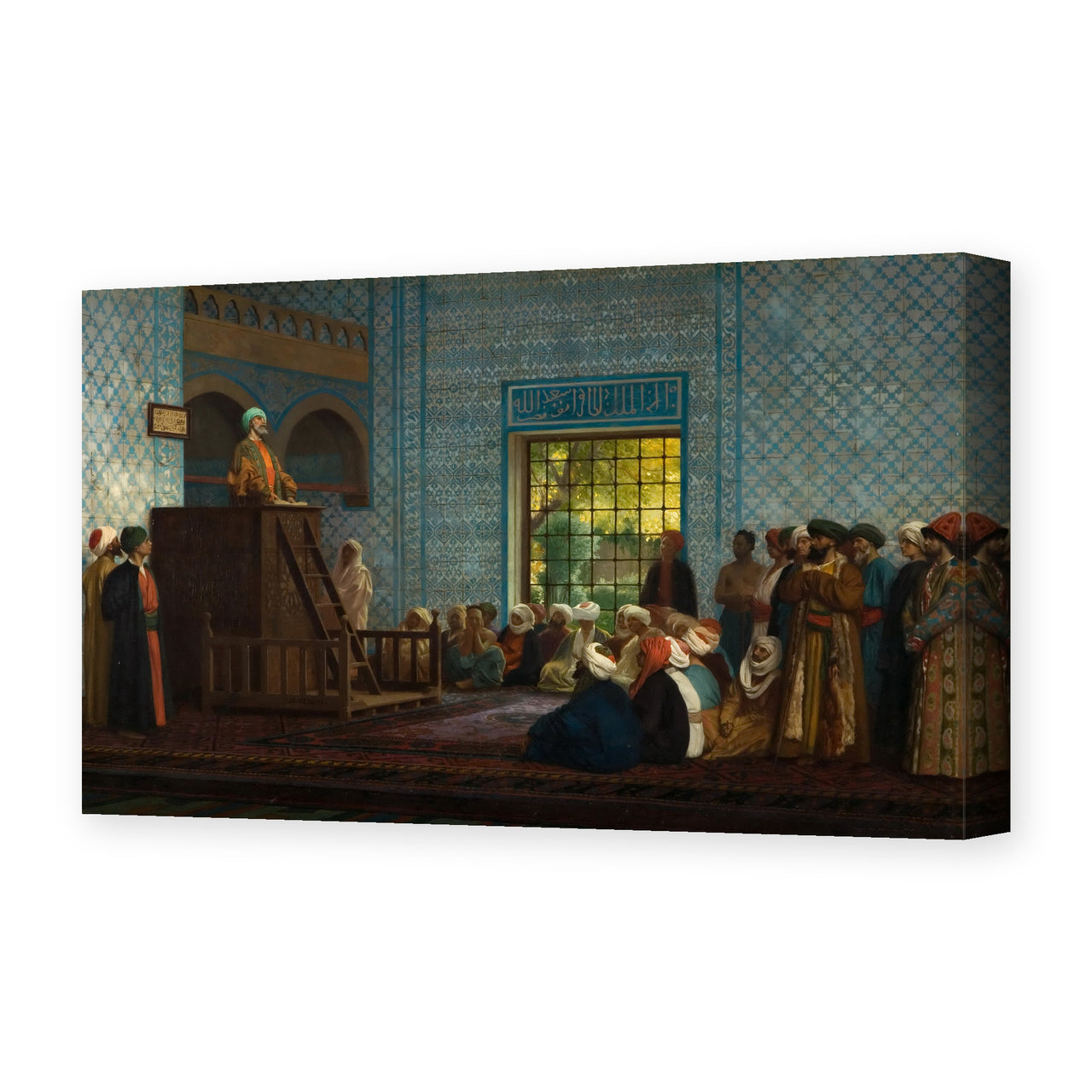 Jean-Leon Gerome - Sermon in the Mosque - gallery wrap hero