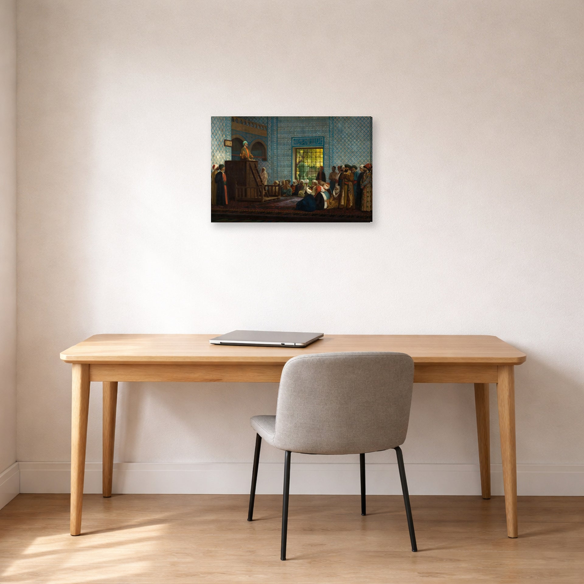 Jean-Leon Gerome - Sermon in the Mosque - gallery wrap lifestyle office