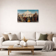 Jean-Leon Gerome - The Age of Augustus and the Birth of Jesus Christ - gallery wrap lifestyle living room 2