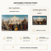 Jean-Leon Gerome - The Age of Augustus and the Birth of Jesus Christ - poster print combined product and display infographic
