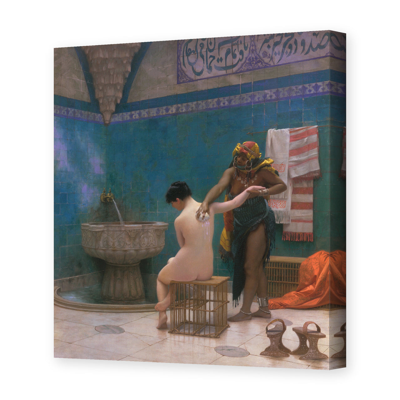 Jean-Leon Gerome - The Bath - gallery wrap hero