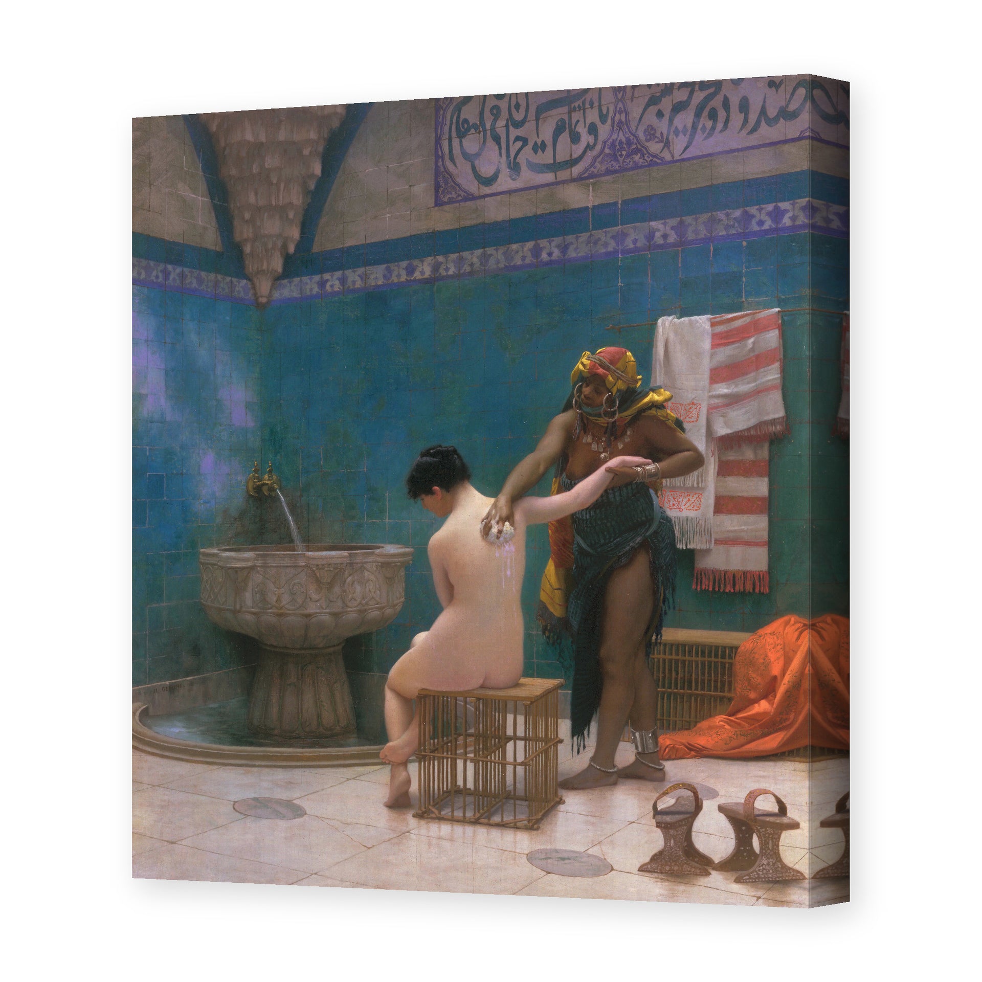 Jean-Leon Gerome - The Bath - gallery wrap hero
