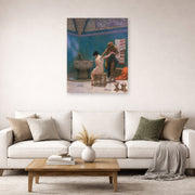 Jean-Leon Gerome - The Bath - poster print lifestyle living room 2 unframed