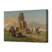 Jean-Leon Gerome - The Colossus of Memnon - gallery wrap hero