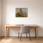 Jean-Leon Gerome - The Colossus of Memnon - gallery wrap lifestyle office