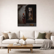 Jean-Leon Gerome - The Guard - gallery wrap lifestyle living room 2