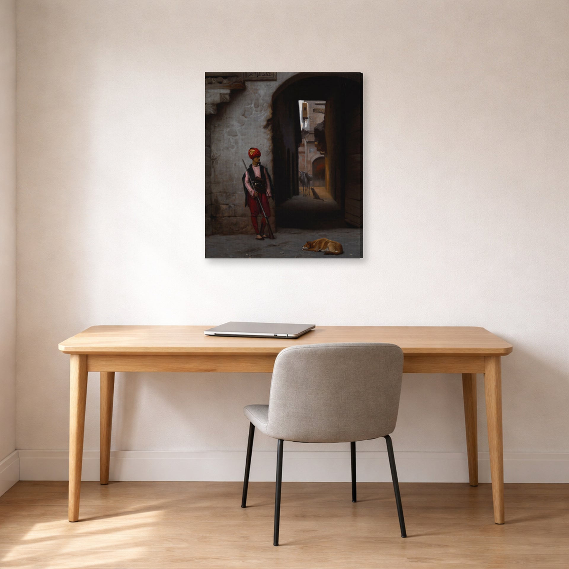 Jean-Leon Gerome - The Guard - gallery wrap lifestyle office