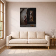 Jean-Leon Gerome - The Guard - poster print lifestyle living room 1 unframed