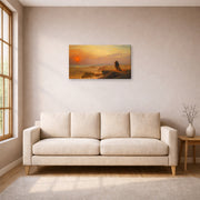 Jean-Leon Gerome - The Two Majesties - gallery wrap lifestyle living room 1