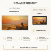 Jean-Leon Gerome - The Two Majesties - poster print combined product and display infographic