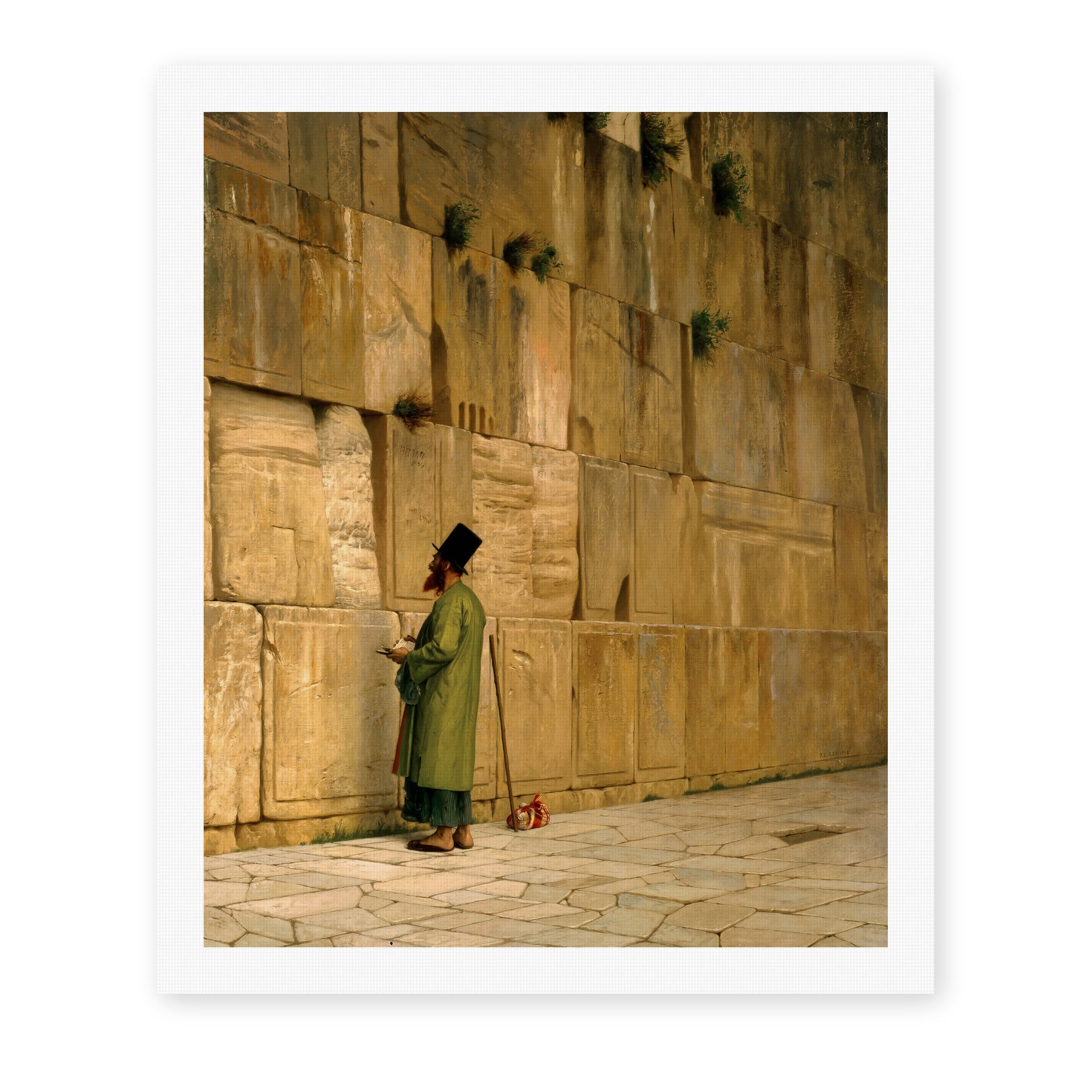 Jean-Leon Gerome - The Wailing Wall - canvas print hero
