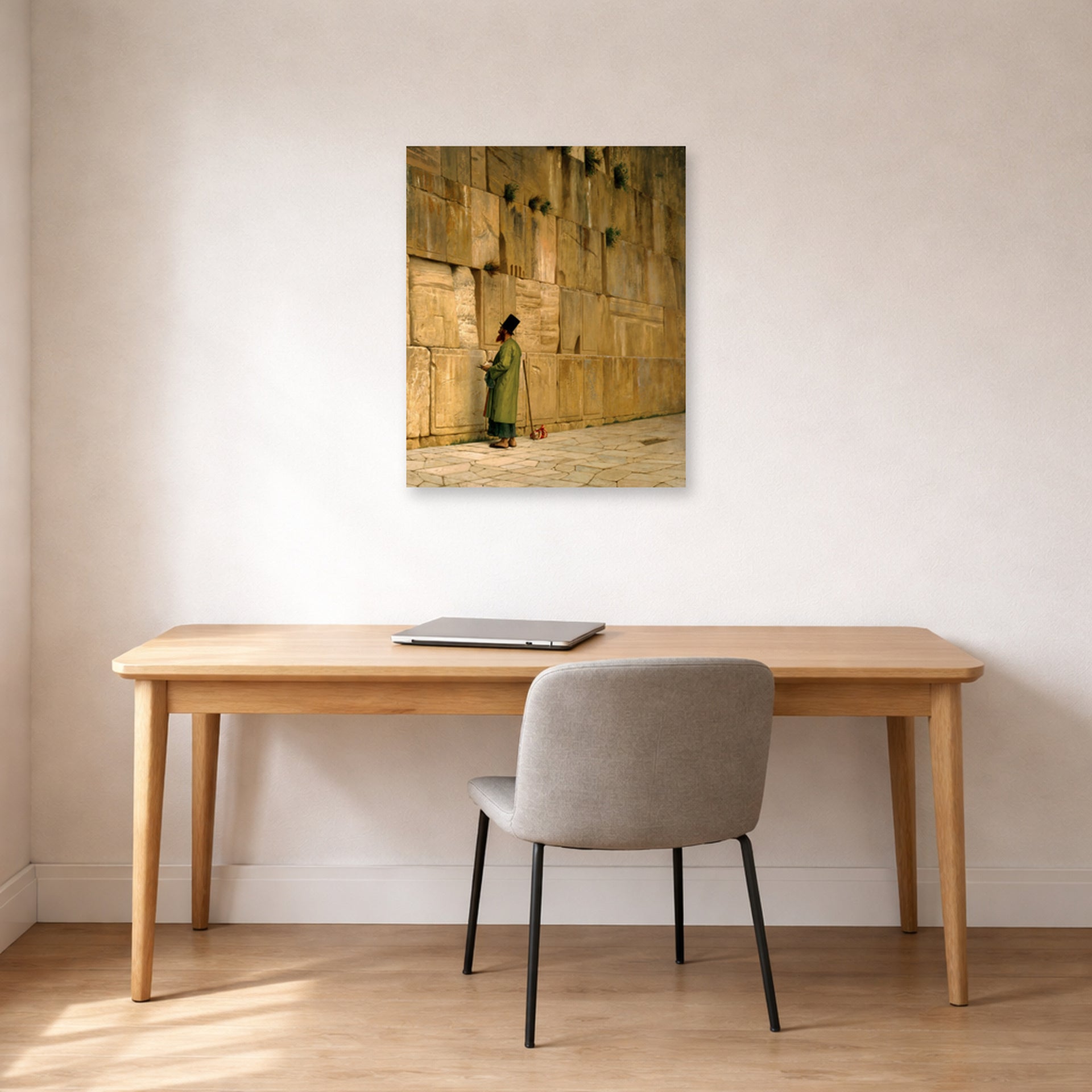 Jean-Leon Gerome - The Wailing Wall - poster print lifestyle office unframed