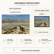 Jean-Leon Gerome - Tiger on the Watch - poster print combined product and display infographic