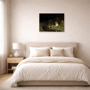 Jean-Leon Gerome - Tigress and Her Cubs - gallery wrap lifestyle bedroom