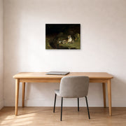 Jean-Leon Gerome - Tigress and Her Cubs - gallery wrap lifestyle office
