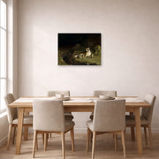 Jean-Leon Gerome - Tigress and Her Cubs - poster print lifestyle dining unframed