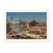 Jean-Leon Gerome - View of Medinet El Fayoum - canvas print hero