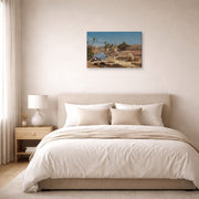 Jean-Leon Gerome - View of Medinet El Fayoum - gallery wrap lifestyle bedroom