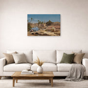 Jean-Leon Gerome - View of Medinet El Fayoum - gallery wrap lifestyle living room 2