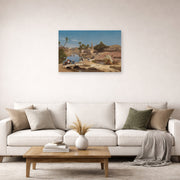 Jean-Leon Gerome - View of Medinet El Fayoum - poster print lifestyle living room 2 unframed