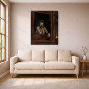 Jean-Leon Gerome - Woman at a Balcony - gallery wrap lifestyle living room 1