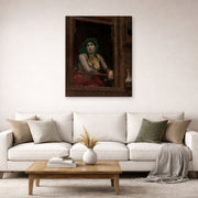 Jean-Leon Gerome - Woman at a Balcony - gallery wrap lifestyle living room 2