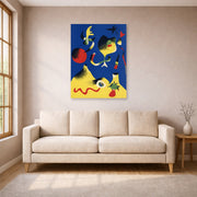 Joan Miro - Air - poster print lifestyle living room 1 unframed