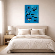 Joan Miro - Birds and Insects - gallery wrap lifestyle bedroom