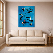 Joan Miro - Birds and Insects - gallery wrap lifestyle living room 1