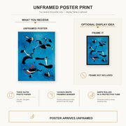 Joan Miro - Birds and Insects - poster print combined product and display infographic