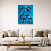 Joan Miro - Birds and Insects - poster print lifestyle living room 2 unframed