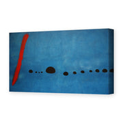 Joan Miró's 'Blue' painting reproduced as a gallery-wrapped canvas print