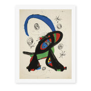 Joan Miró's 'Bon Cop De Lluna' painting reproduced as a rolled canvas print