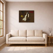Joan Miro - Bonheur D'aimer Ma Brune - poster print lifestyle living room 1 unframed
