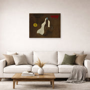 Joan Miro - Bonheur D'aimer Ma Brune - poster print lifestyle living room 2 unframed